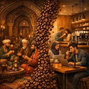 تاریخچه قهوه در ایران